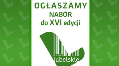 grafika z napisem Ogłaszamy nabór do XVI edycji i logo Lubelskie