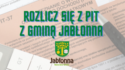 Rozlicz się z PIT z gminą Jabłonna