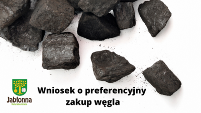 zdjęcie węgla, tekst wniosek o preferencyjny zakup węgla