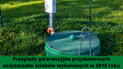 zdjęcie przydomowej oczyszczalni ścieków