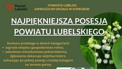 Grafika najpiękniejsza posesja powiatu lubelskiego