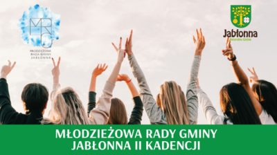 grupa osób trzymających ręce w górze, młodzieżowa rada gminy Jabłonna