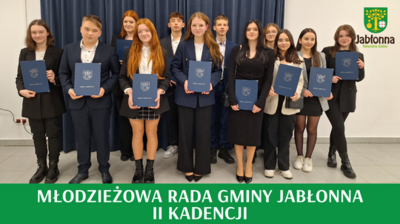 Grupa młodzieży, tekst Młodzieżowa Rada Gminy Jabłonna II Kadencji