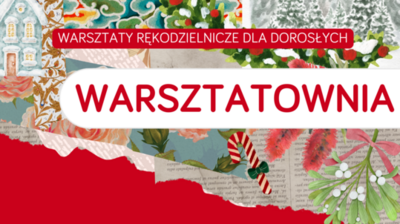 grafika z napisem warsztatownia