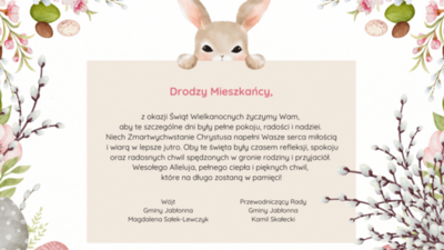 grafika dekoracji wielkanocnych, życzenia świąteczne