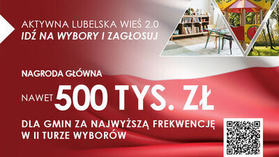 Plakat konkursu aktywna lubelska wieś 2.0