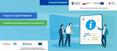 niebieski plakat, grafika ludzi