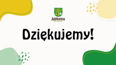 napis dziękujemy
