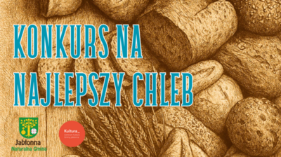 grafika pieczywa, napis konkurs na najlepszy chleb