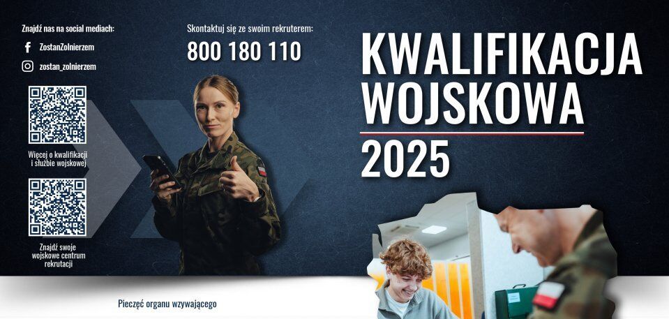 Kwalifikacja wojskowa 2025 – ważne informacje dla mieszkańców