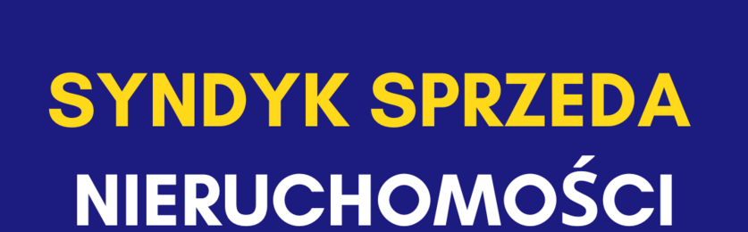 Syndyk ogłasza sprzedaż nieruchomości w Jedlinie-Zdroju