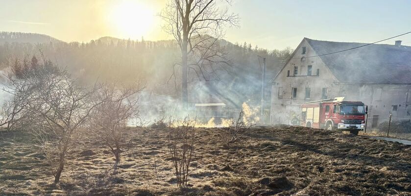 STOP wypalaniu traw! To nielegalne i niebezpieczne!
