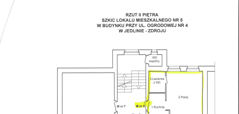 Przetarg na sprzedaż lokalu mieszkalnego przy ul. Ogrodowej 4 w Jedlinie-Zdroju