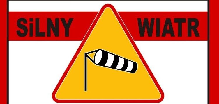 Ostrzeżenie o silnym wietrze