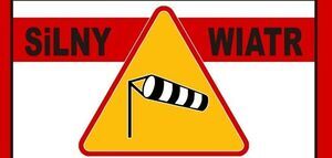 Ostrzeżenie o silnym wietrze