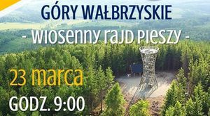 Góry Wałbrzyskie - Wiosenny Rajd Pieszy.