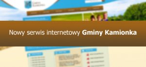 Nowy serwis internetowy Gminy Kamionka