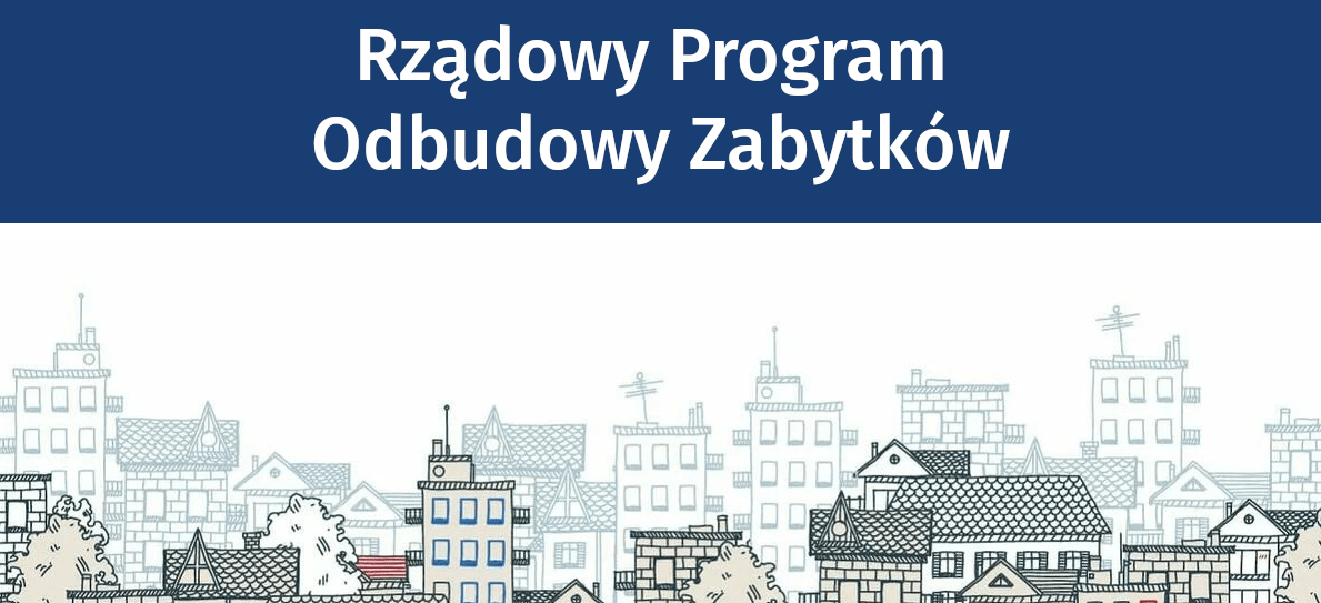 Otrzymanie promesy z Rządowego Programu Odbudowy Zabytków