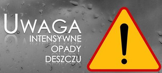 Intensywne opady deszczu