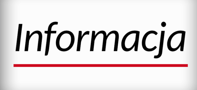 Komunikat Ośrodka Pomocy Społecznej w Kamionce