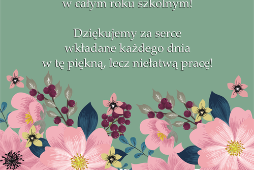 Życzenia z okazji Święta Edukacji Narodowej