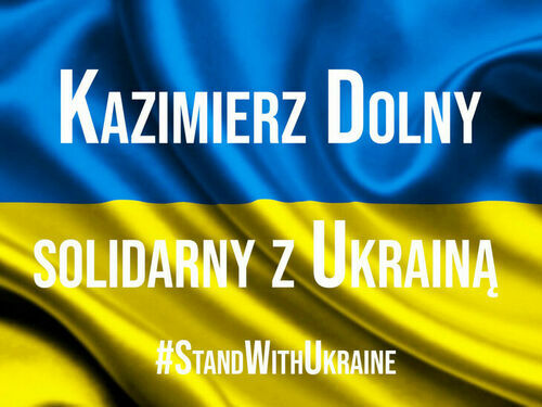 Kazimierz Dolny solidarny z Ukrainą