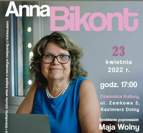 Plakat Kazimierskie Spotkania Literackie- zdjęcie Anny Bikont