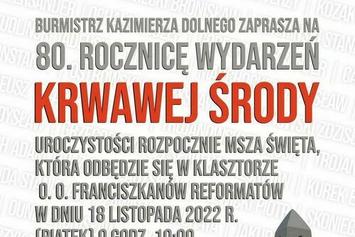 80. Rocznica Wydarzeń Krwawej Środy