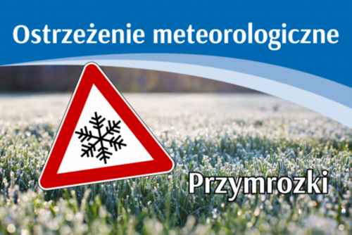 Uwaga - przymrozki!