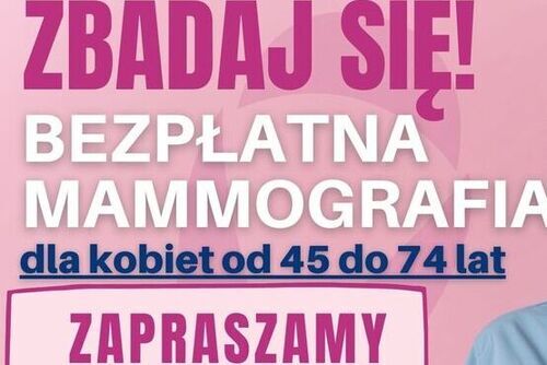 Zbadaj się! Bezpłatna mammografia