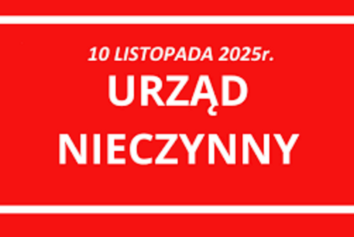 W dniu 10 listopada Urząd Miasta będzie nieczynny