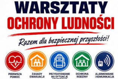 Bezpłatne warsztaty ochrony ludności „Poradnik bezpieczeństwa w praktyce”