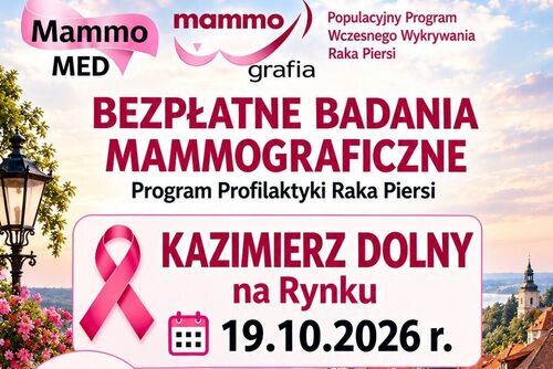 Bezpłatne badania mammograficzne