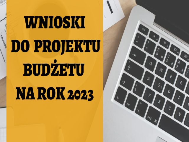 Wnioski do budżetu gminy Kłoczew na 2023 r.