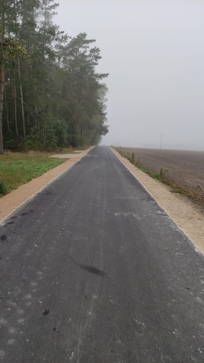 Przebudowa drogi gminnej Stare Zadybie – Sękata (realizacja w 2022 r.)