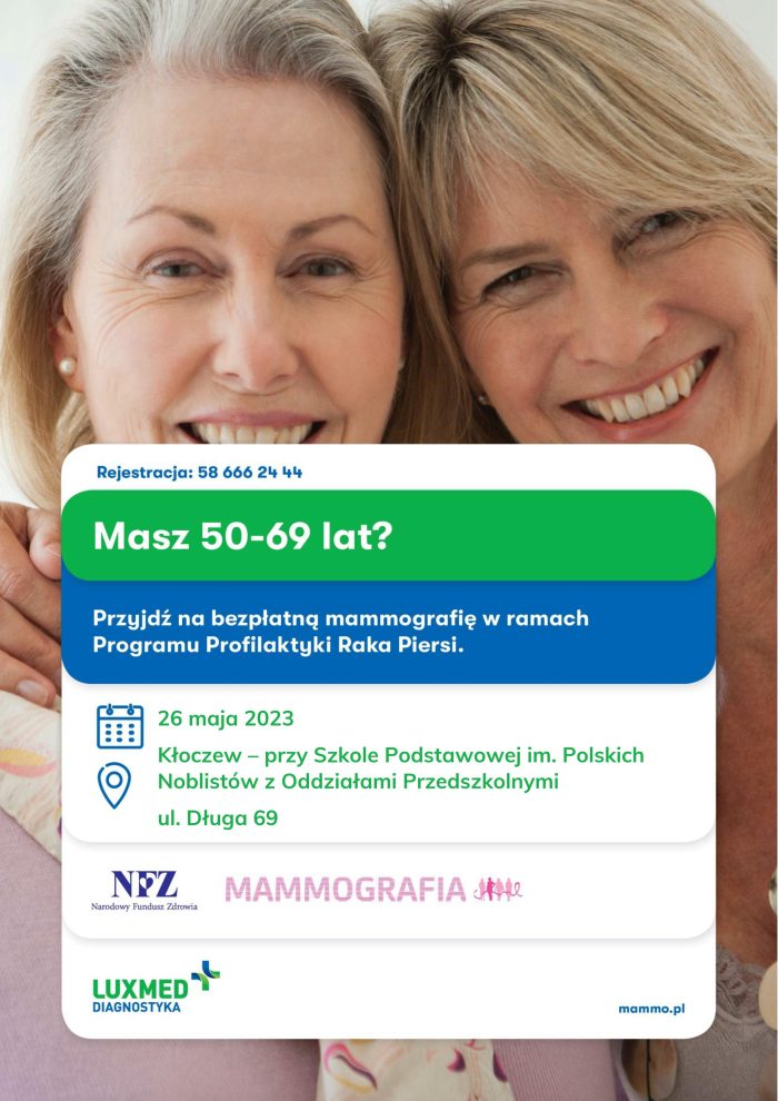 Badania w mobilnej pracowni mammograficznej LUX MED w maju 2023