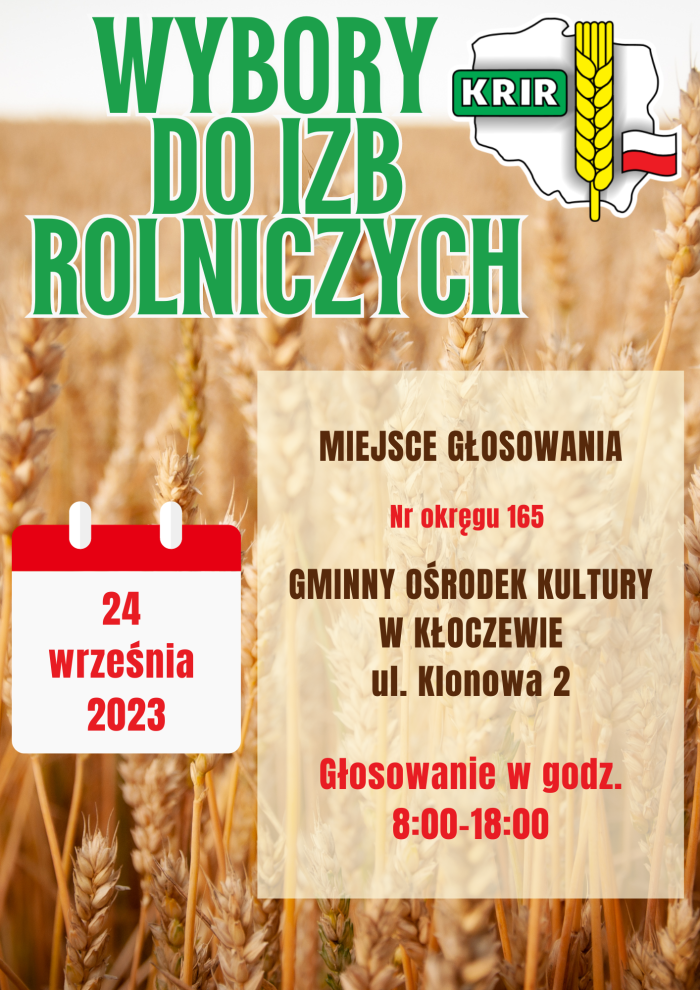 Wybory do Rad Powiatowych Izb Rolniczych