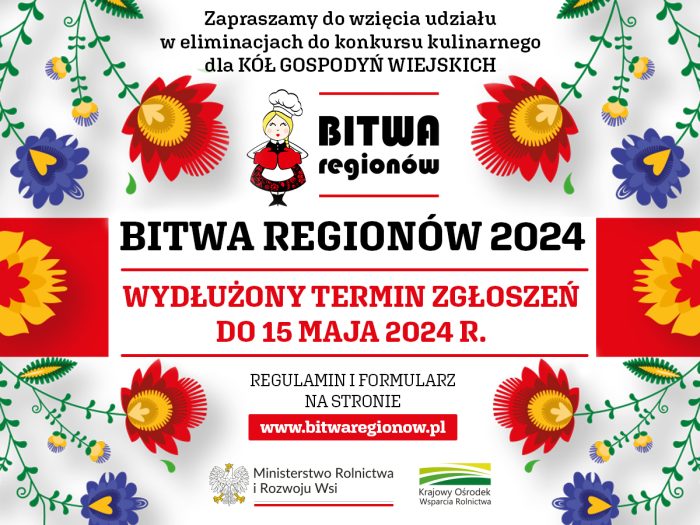 Konkurs kulinarny „Bitwa regionów 2024” wydłużony