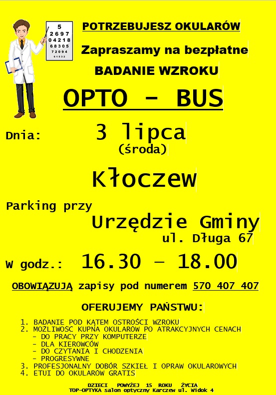 Bezpłatne badania wzroku