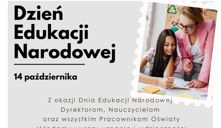 Życzenia z okazji Dnia Edukacji Narodowej