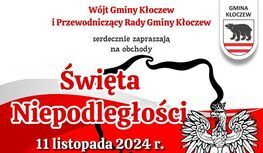 Plakat z programem obchód Święta Niepodległości