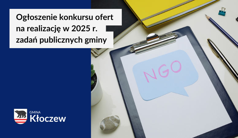 Ogłoszenie konkursu ofert na realizację w 2025 r. zadań publicznych gminy