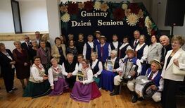 Zdjęcie zbiorowe z Gminnego Dnia Seniora