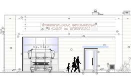 Rzut elewacji - front