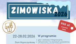 plakat z programem zimowisk