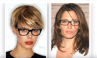 Fryzury dla kobiet, które noszą okulary