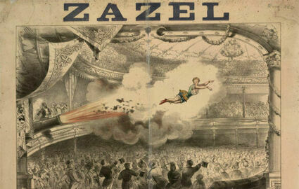 Zazel - pierwsza żywa kula armatnia
