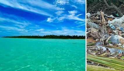 Malediwy - dwa oblicza turystycznego raju. Jeden turysta produkuje 3,5 kg śmieci dziennie