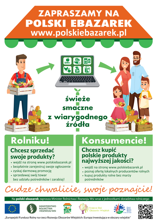 KRUS zaprasza do aktywnego włączenia się w kampanię promocyjną polskiebazarek.pl