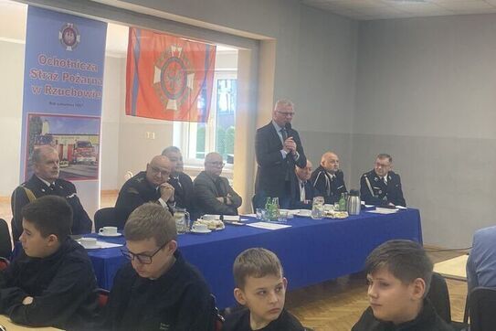 Zebranie sprawozdawcze Ochotniczej Straży Pożarnej w Rzuchowie
